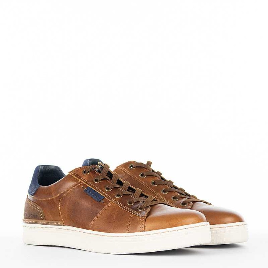 Bullboxer Trend Design Sneaker, Cognac