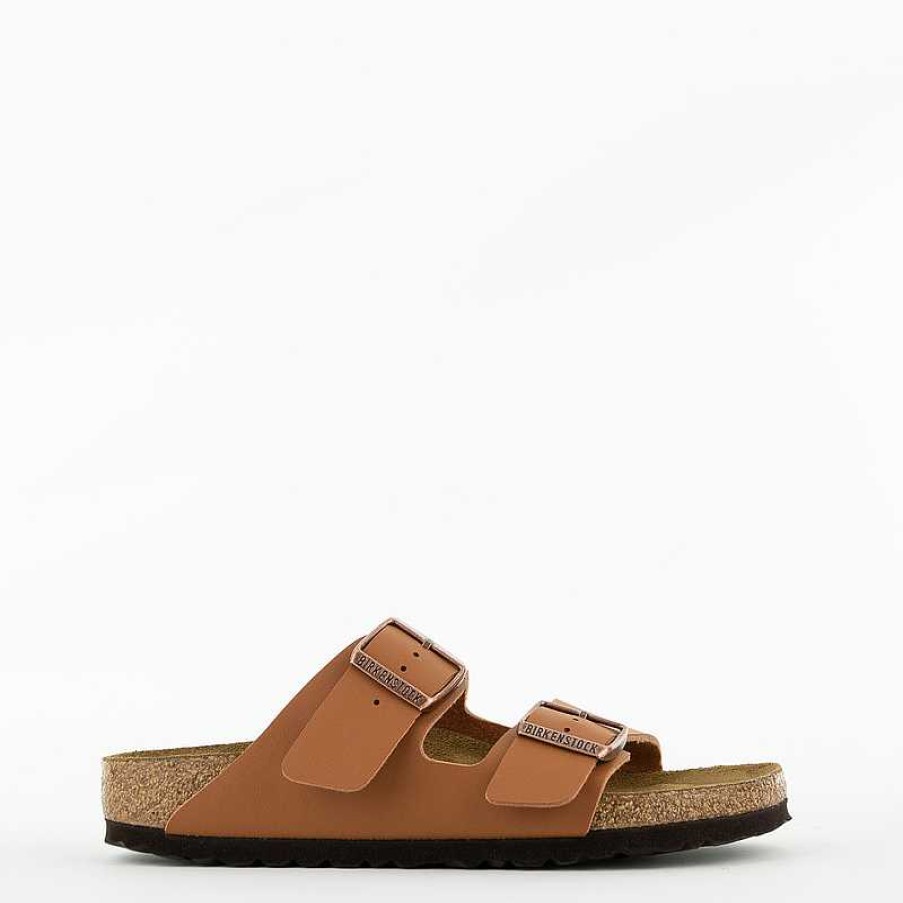 Birkenstock Slipper, Cognac