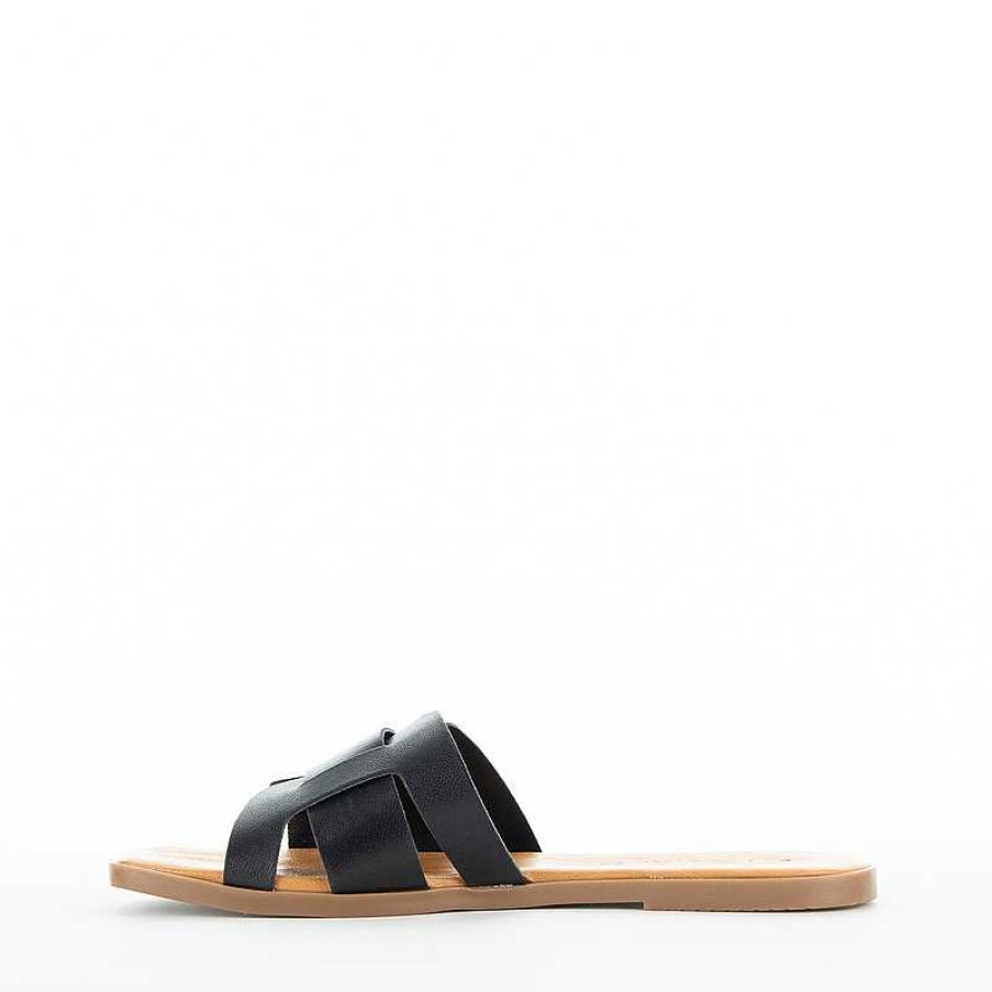 Buffalini Slipper, Zwart