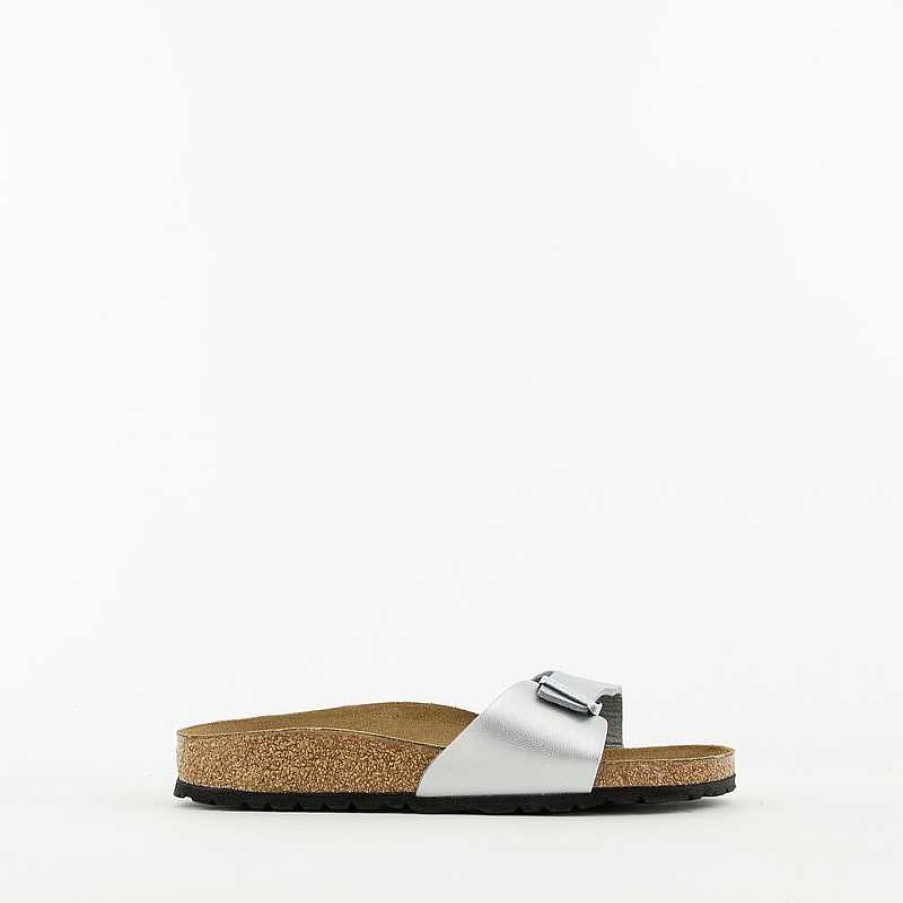 Birkenstock Slipper, Zilver