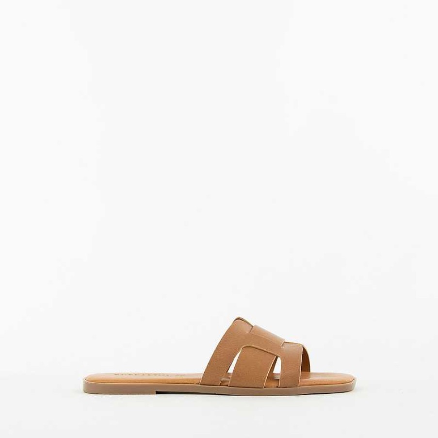 Buffalini Slipper, Cognac