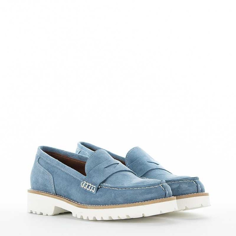 Buffalini Moccasin, Blauw