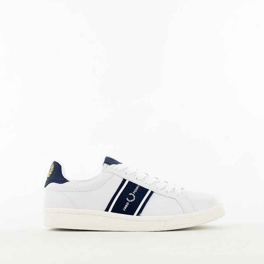 Fred Perry Sneaker, Wit