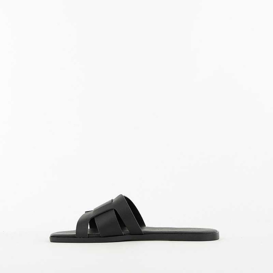 Buffalini Slipper, Zwart