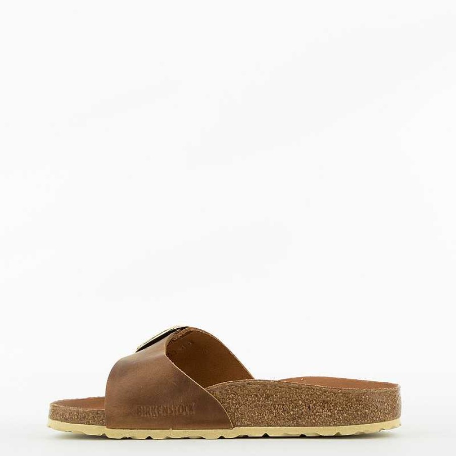 Birkenstock Slipper, Cognac