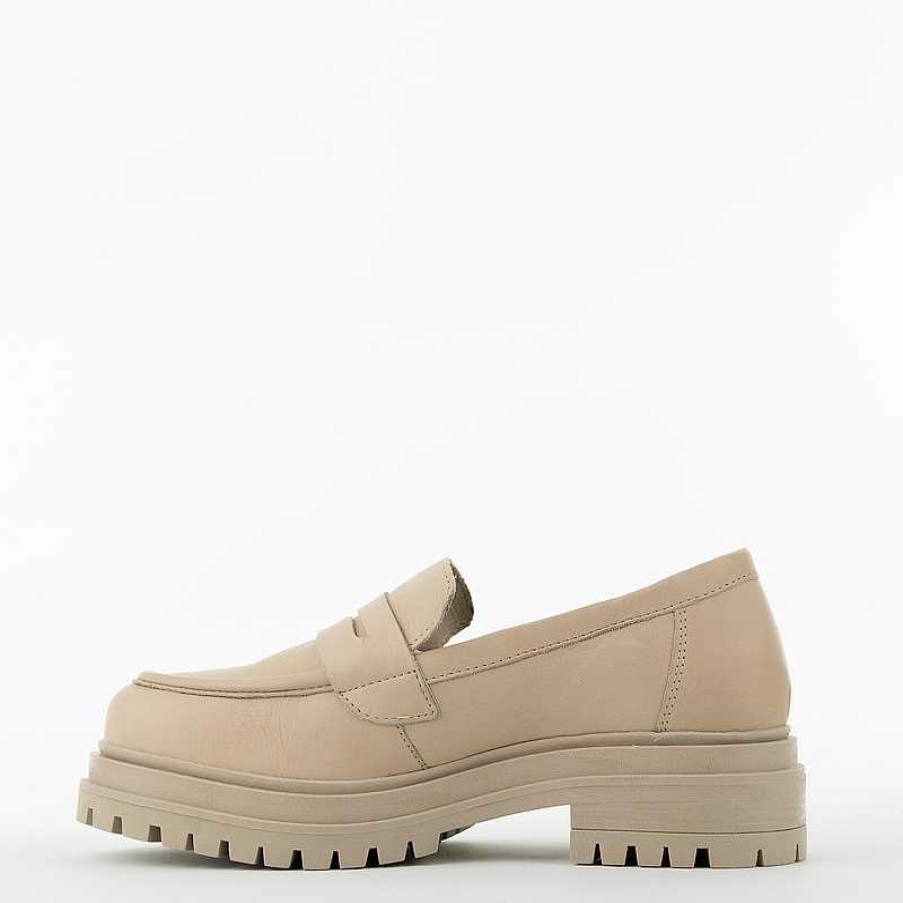 Buffalini Moccasin, Beige