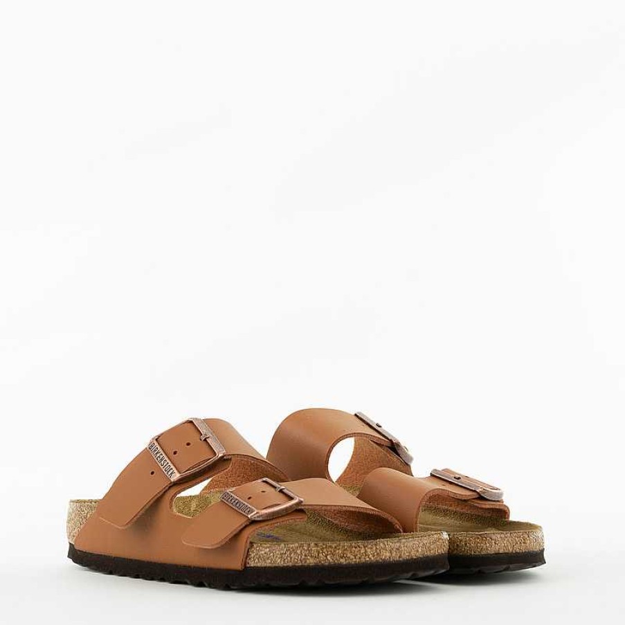 Birkenstock Slipper, Cognac