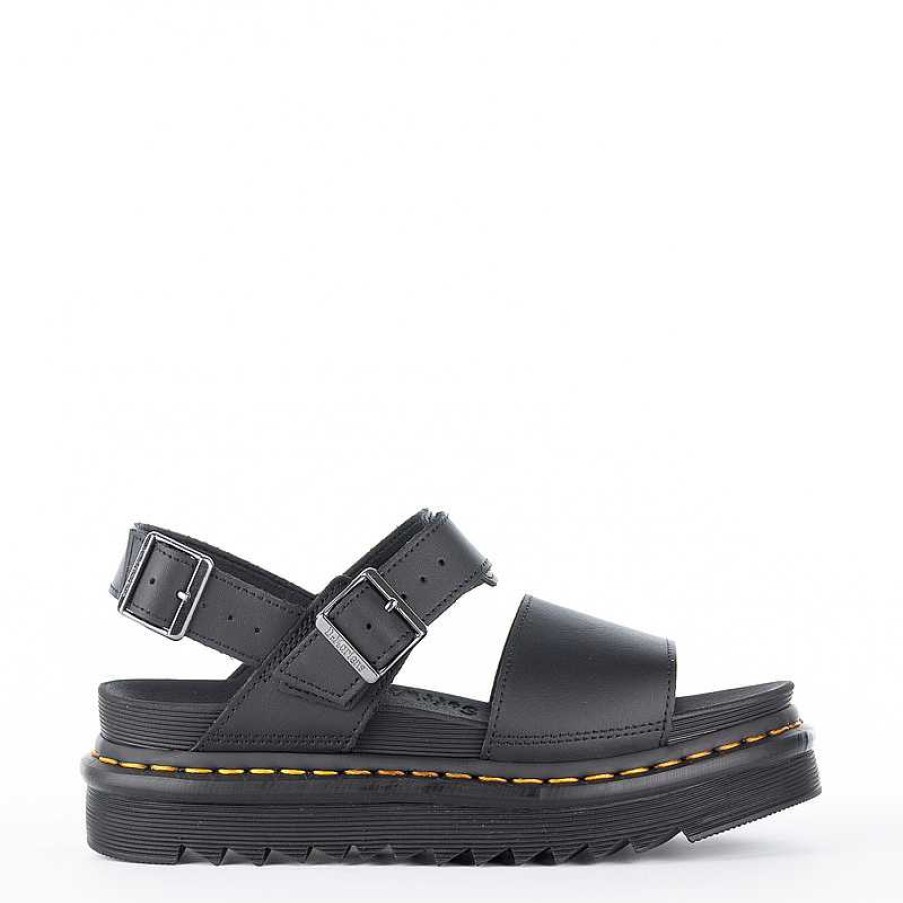 Dr Martens Sandaal, Zwart