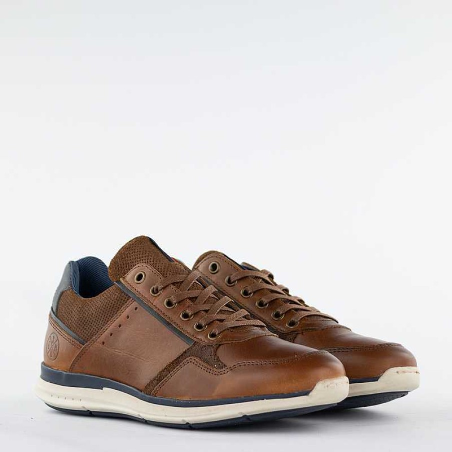 Bullboxer Trend Design Sneaker, Cognac