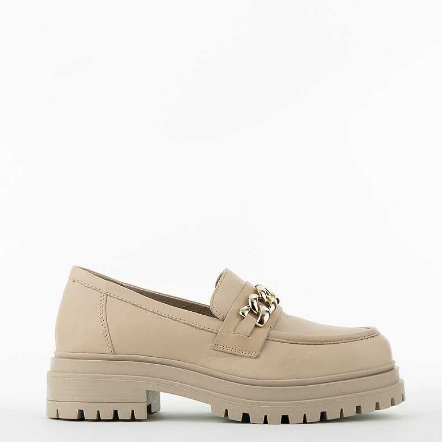 Buffalini Moccasin, Beige