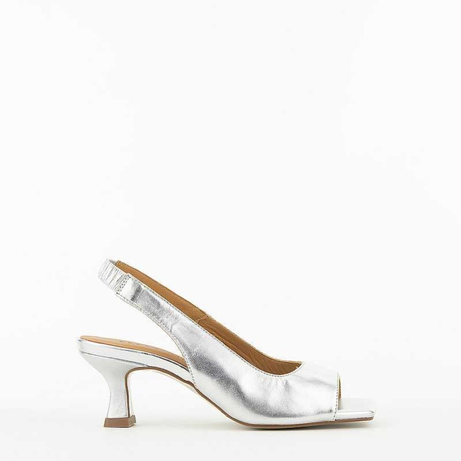 Pedro Miralles Pump, Zilver