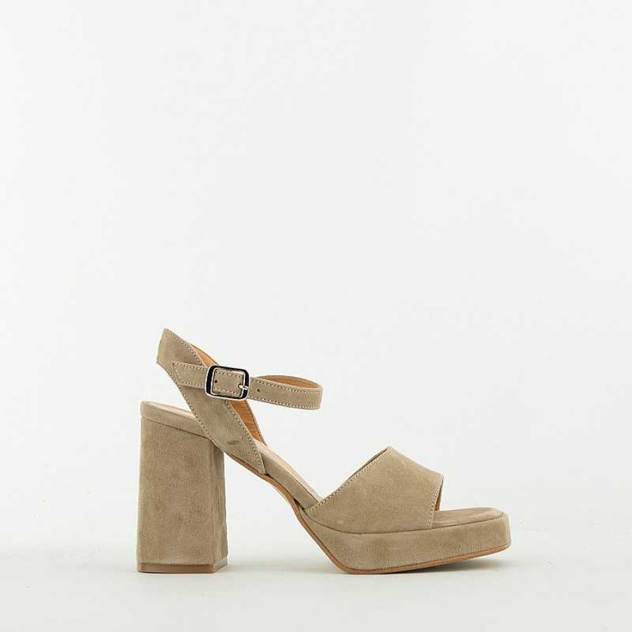 Buffalini Sandaal, Beige