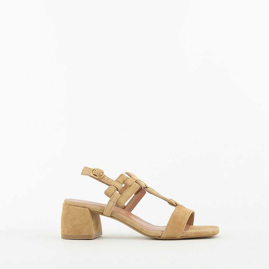 Buffalini Sandaal, Beige