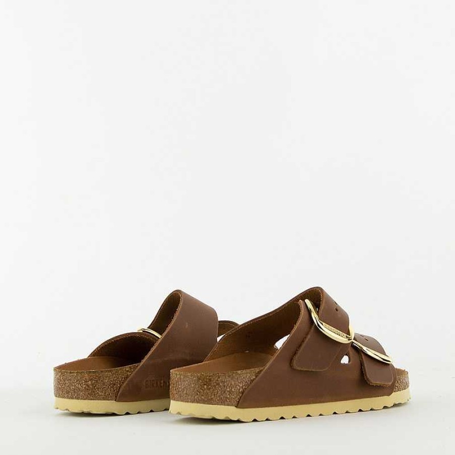 Birkenstock Slipper, Cognac