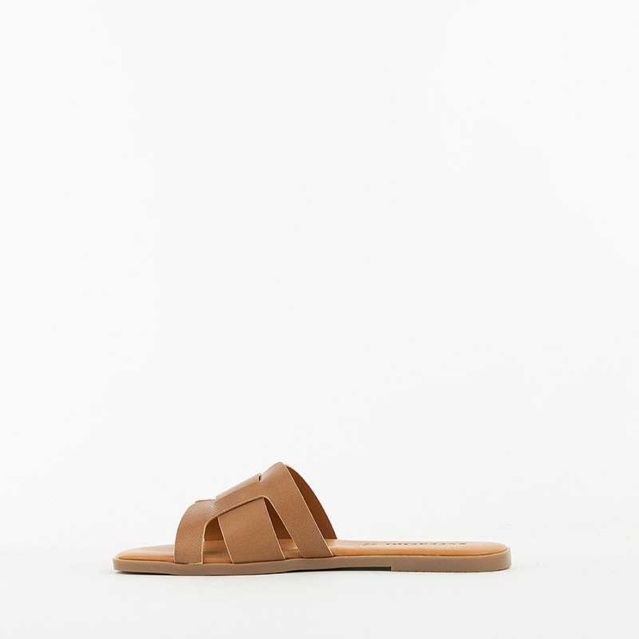 Buffalini Slipper, Cognac